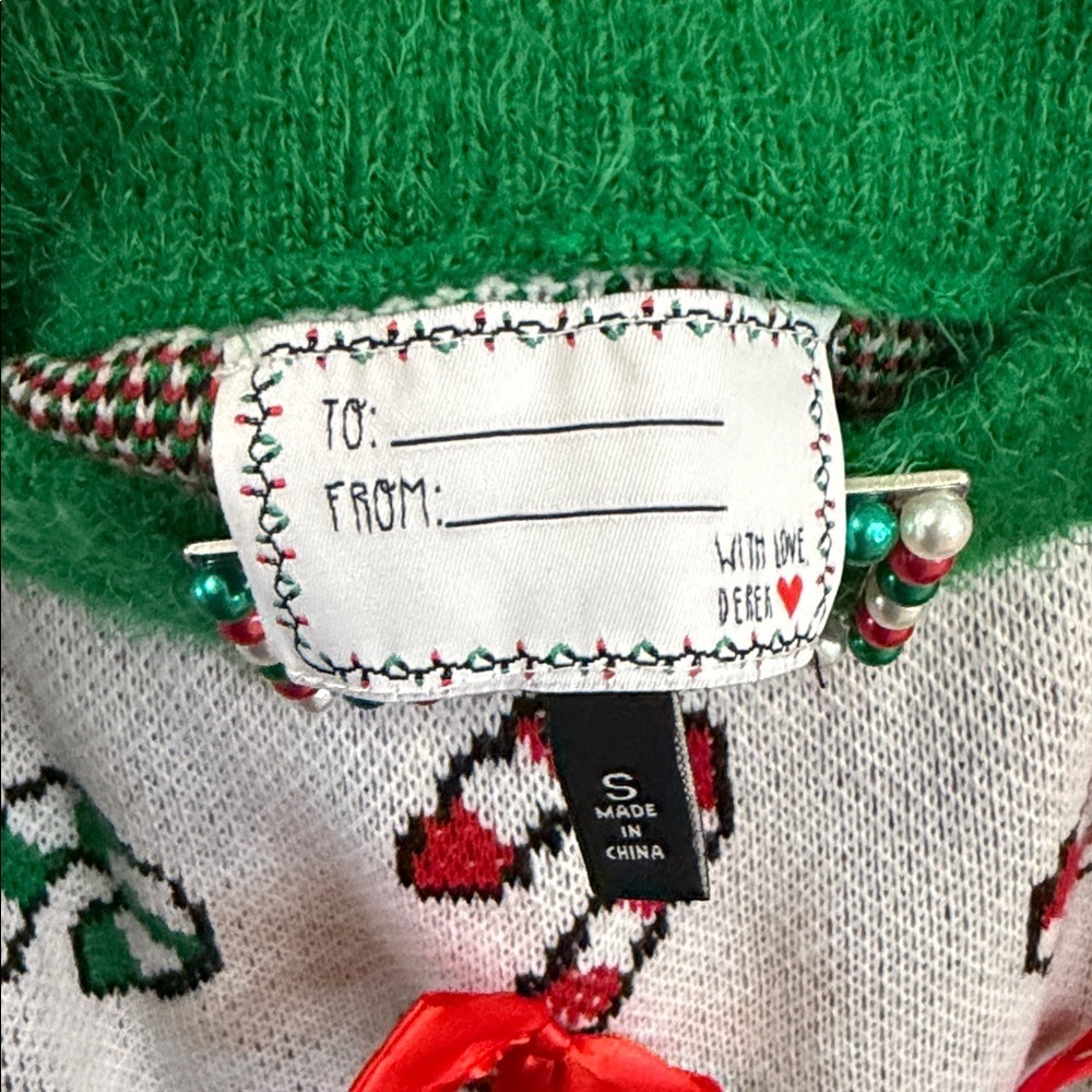 Holiday Candy Cane Mini Skirt - Picture 2 of 6